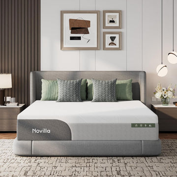 Bliss Cooling Queen Size Mattress, 12 Inch Gel-Infused Memory Foam | Mattress Queen Size in a Box with Cool-Touch