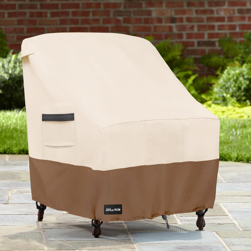 Adirondack Chair Covers 2 Pack, (30W x 34D x 36H inches), Beige
