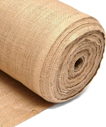 60" Burlap Fabric 10oz Natural - Durable, Eco-Friendly Jute Material - Ideal for Crafts, Home Decor, Gardening, &