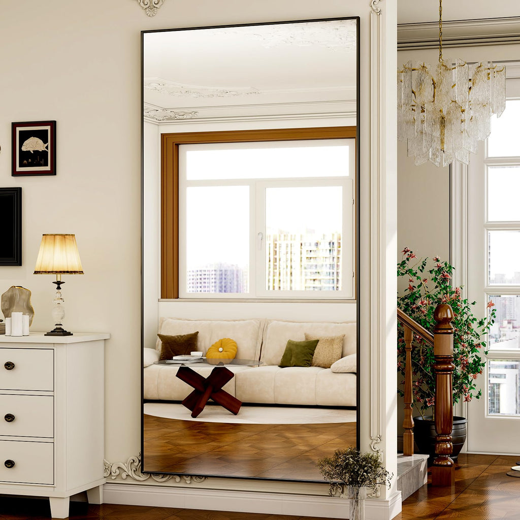 77" x 38" Oversized Full Length Mirror, Large Floor Mirror