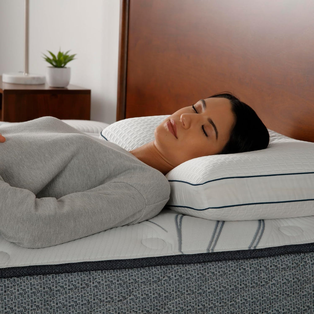 Perfect Sleeper Copper Infused Memory Foam Pillow, Oversized Traditional, White
