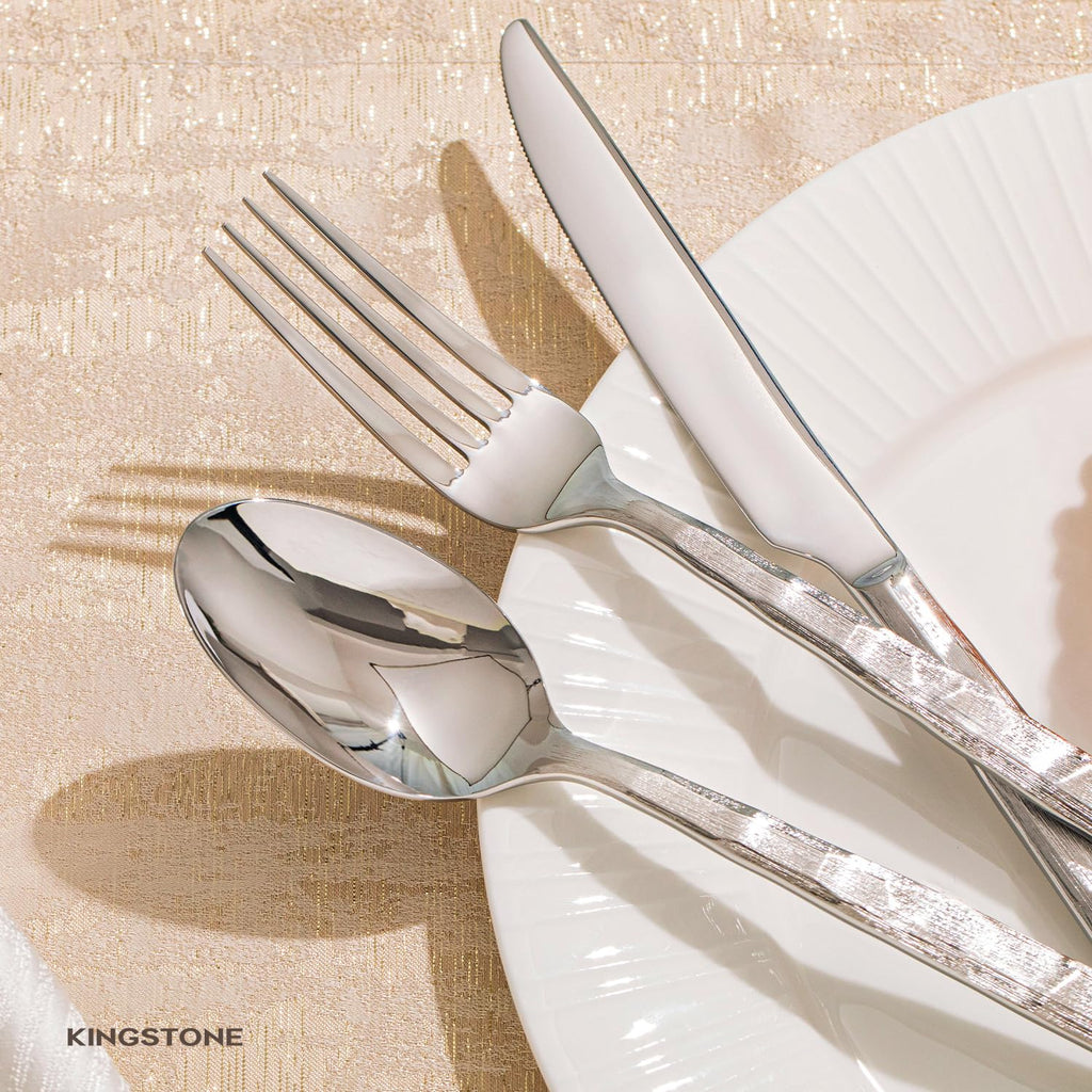 40-Piece Silverware Set, 18/10 Stainless Steel Flatware Set for 8