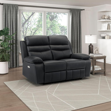 Lexicon Recliner Sofa for Living Room, Double Reclining RV Couch