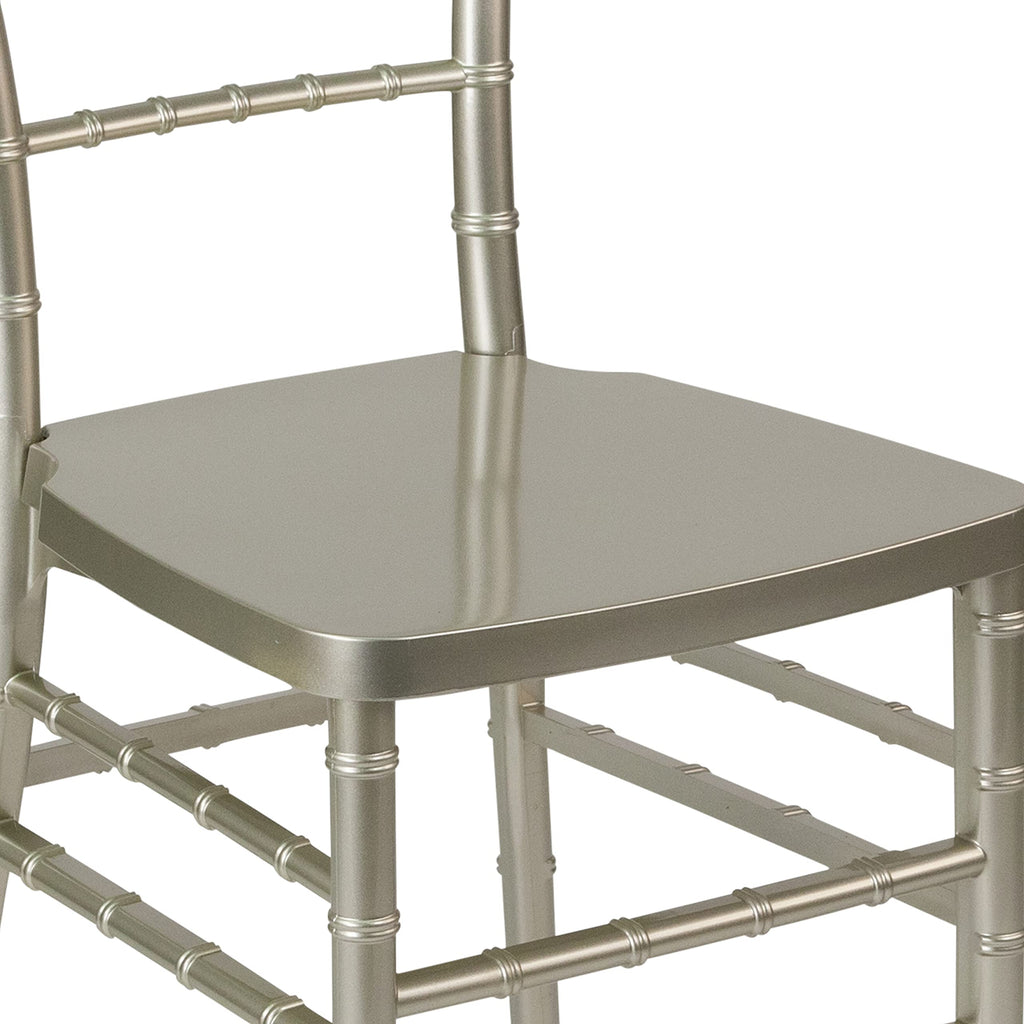Champagne Resin Stacking Ballroom Chair