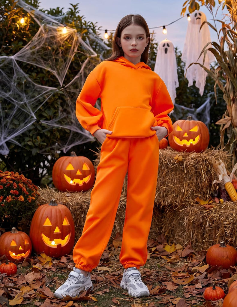 Arshinet Girls 2 Piece Outfits Oversized Sweatshirt and Sweatpant Sweatsuit