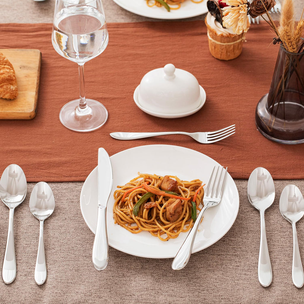 30-Piece Silverware Set for 6,18/10 Stainless Steel