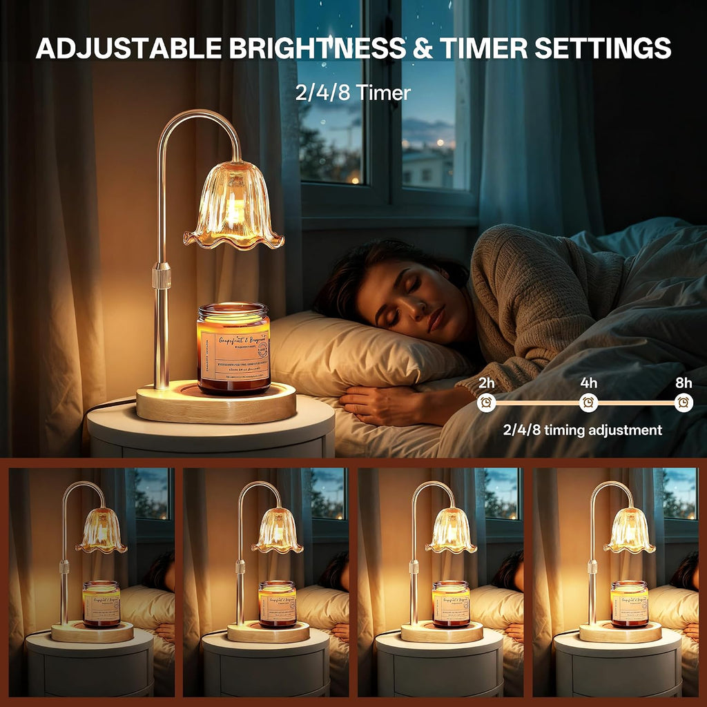 Candle Warmer with Timer Dimmable with Charming Gift Box
