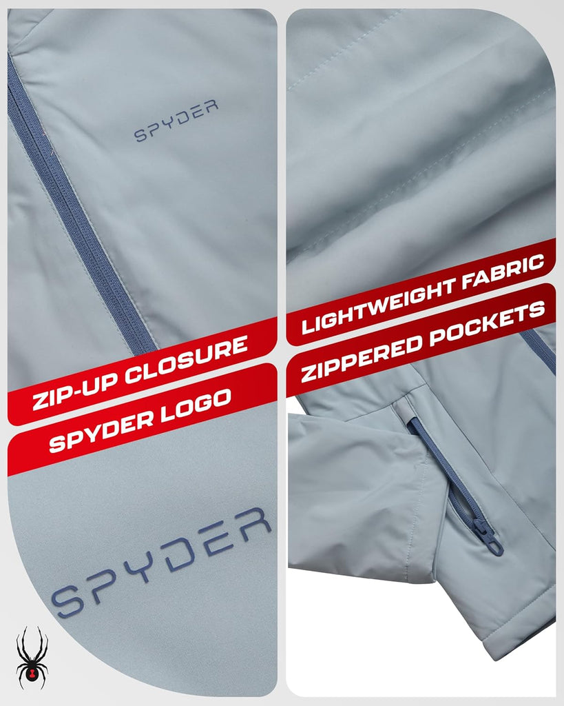 Girls Windbreaker Jacket - Insulated Wind Resistant Lightweight