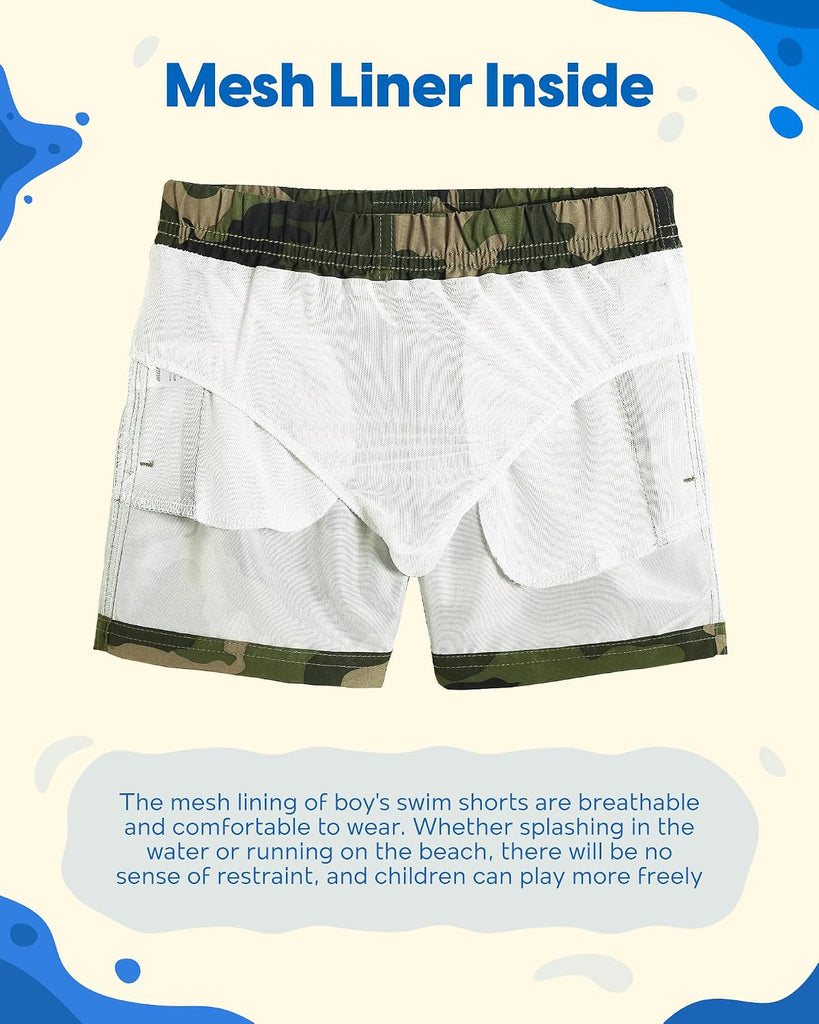 Boys Swim Trunks Toddler Swim Shorts Little Boys Bathing Suit Swimsuit Toddler Boy Swimwear