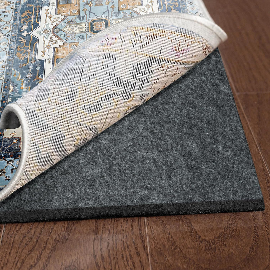 Waterproof Rug Pad, 9x12 ft Area Rug Non-Slip Carpet Pad, 1/4" Thick Non-Slip Rug Pads for All Floors and Finishes - Set of 108