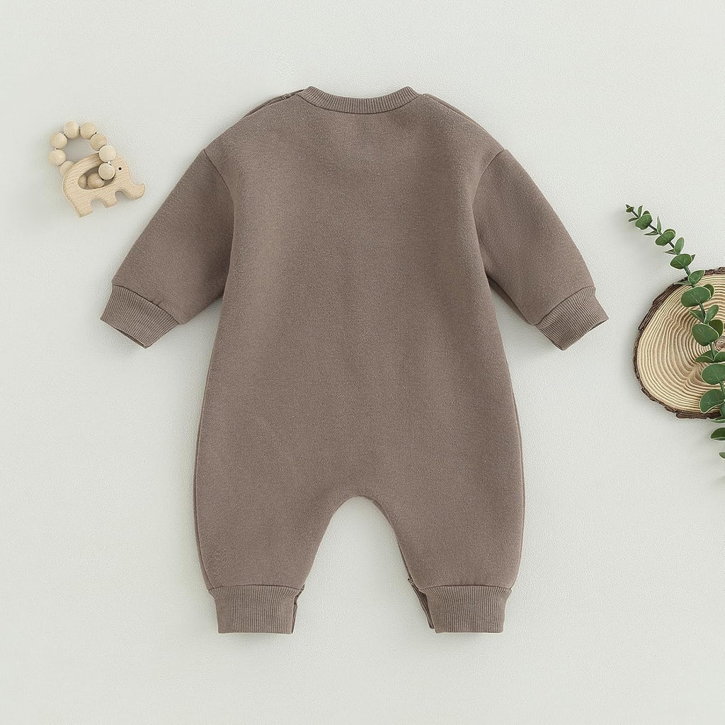 Baby Boy Fall Outfit Romper Jumpsuit Warm Infant Clothes