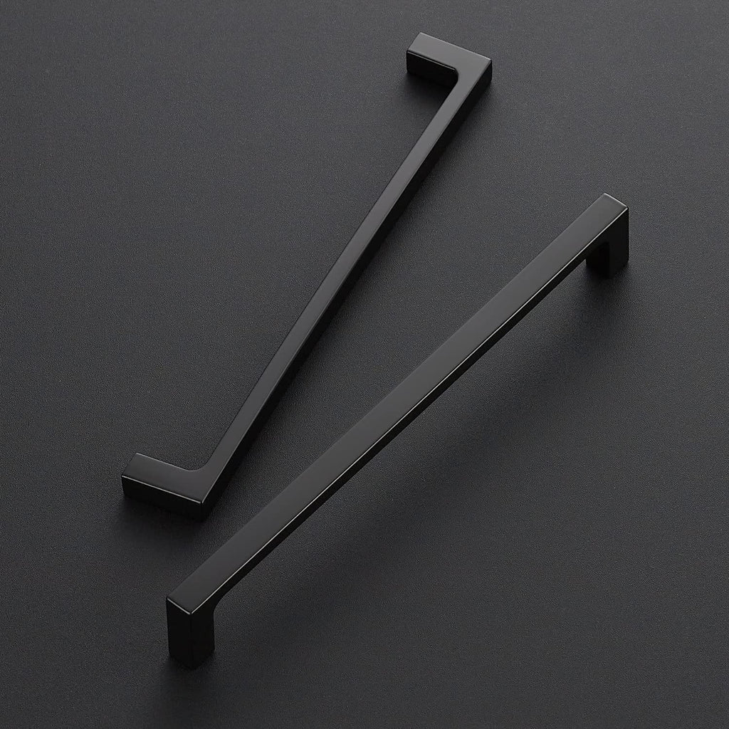 Matte Black Kitchen Cabinet Handles 7-1/2 Inch Pulls 30 Pack