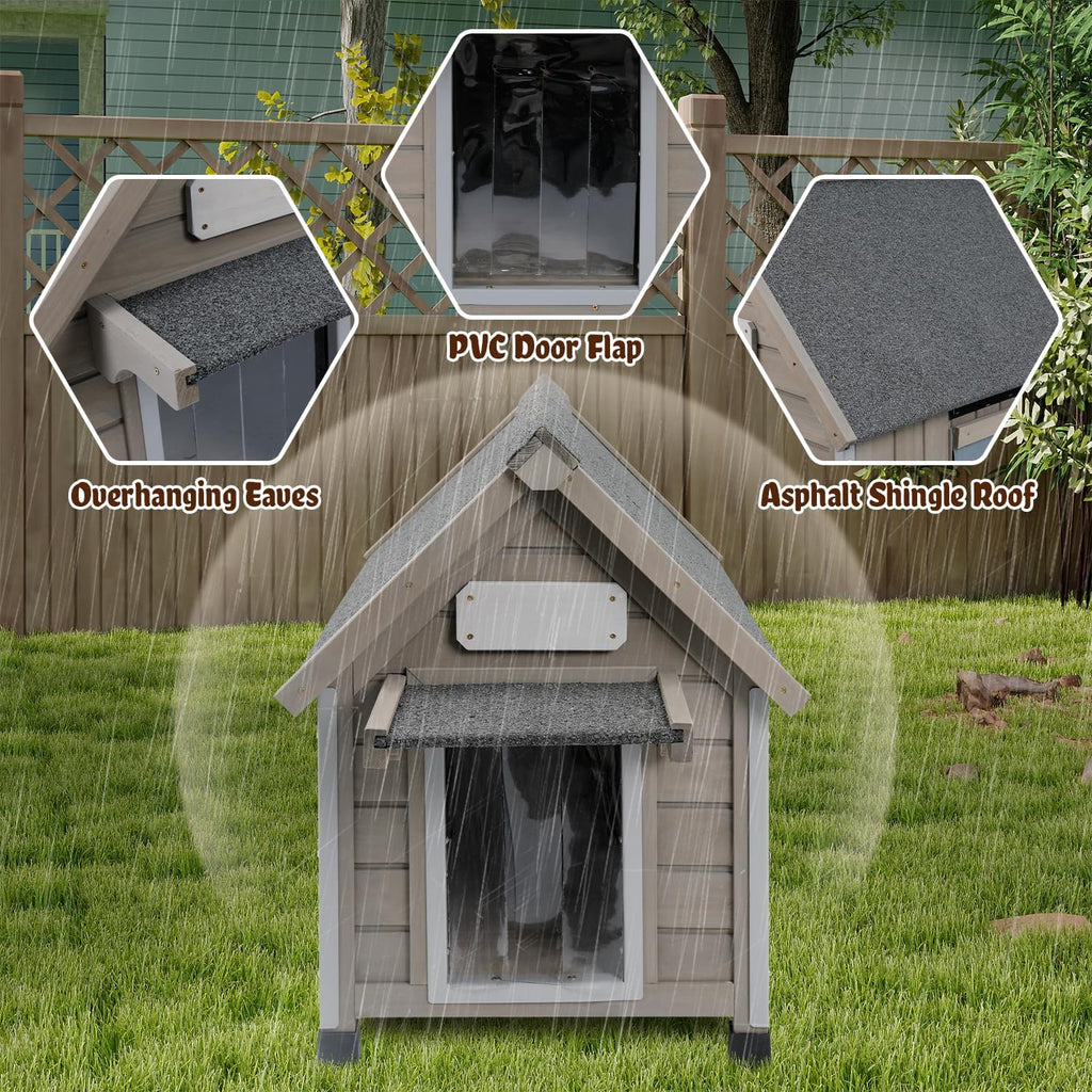 Wooden Outdoor Dog House for Small Dogs
