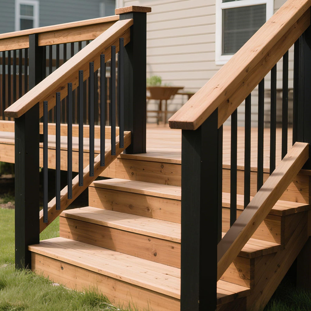 50 Pack 36" Metal Deck Balusters for Deck, Porch and Stair Railings