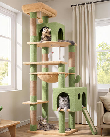 Pro Cactus Heavy Duty Cat Tree Tower for Indoor Large Cats