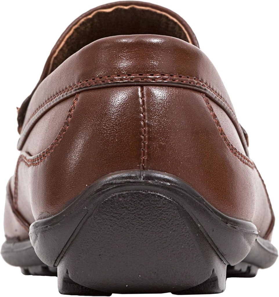 Boys Booster Driving Moc Style Dress Comfort Loafer