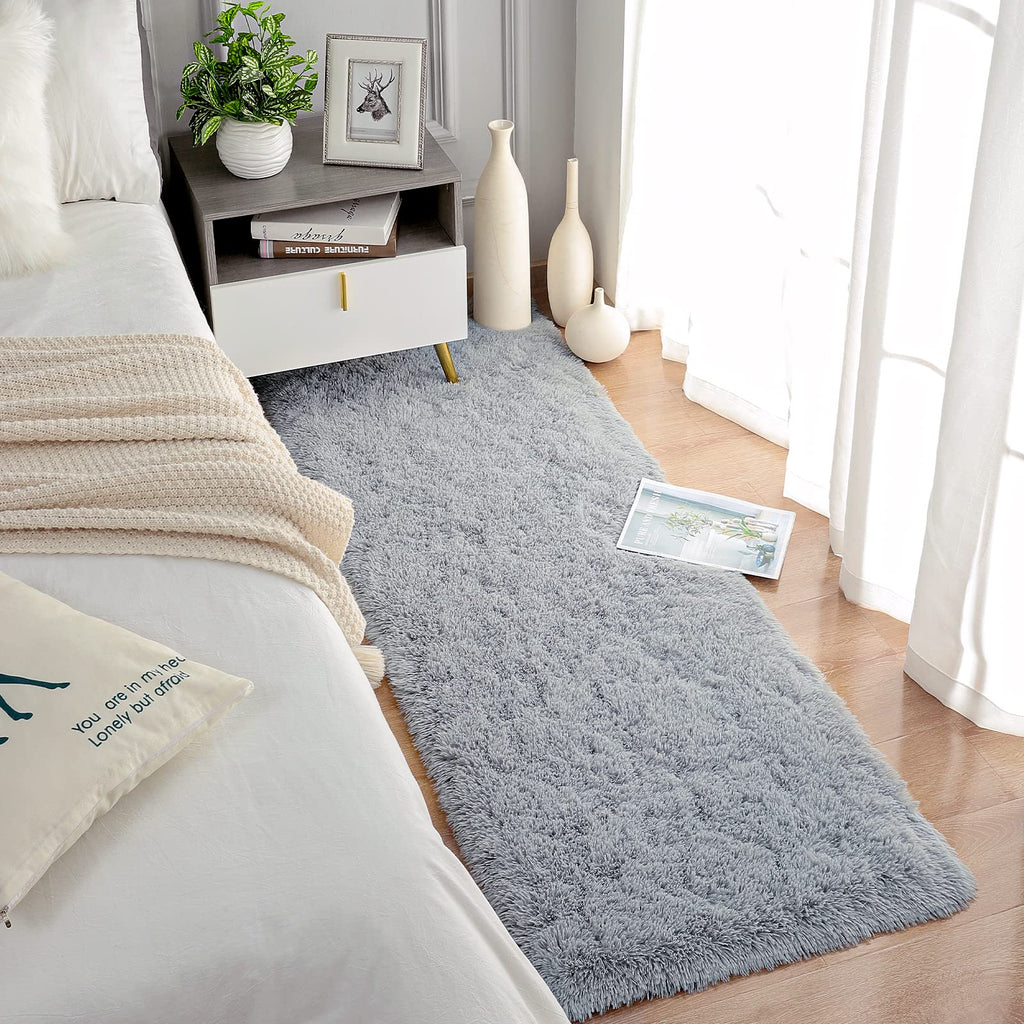 Soft Runner Rug Living Room Plush Fluffy Rug