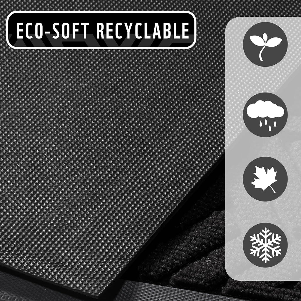 Large Door Mat 36x24, All-Weather Waterproof Outdoor Mats for Front Door, Non Slip Rubber Doormat Proch Outside