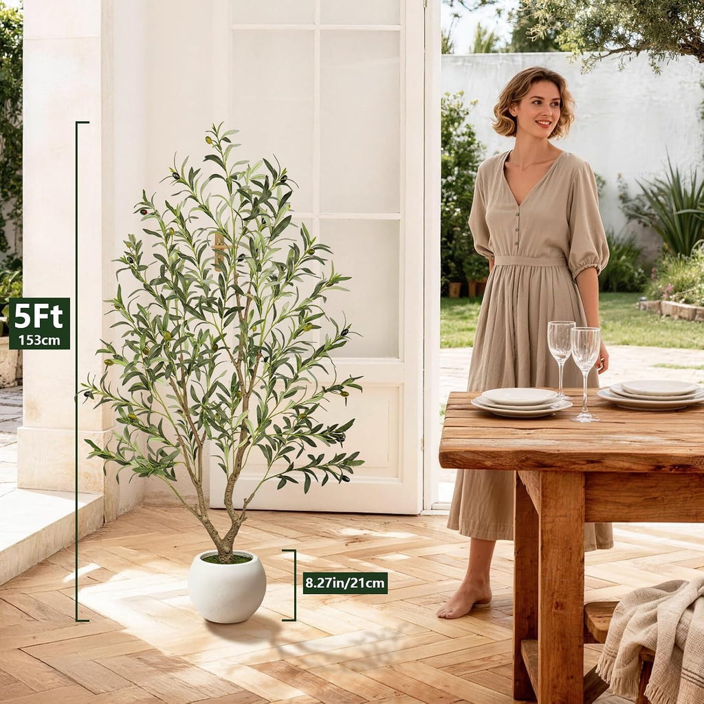 Olive Trees Artificial Indoor: 96% Lifelike - Can't Tell from 6ft