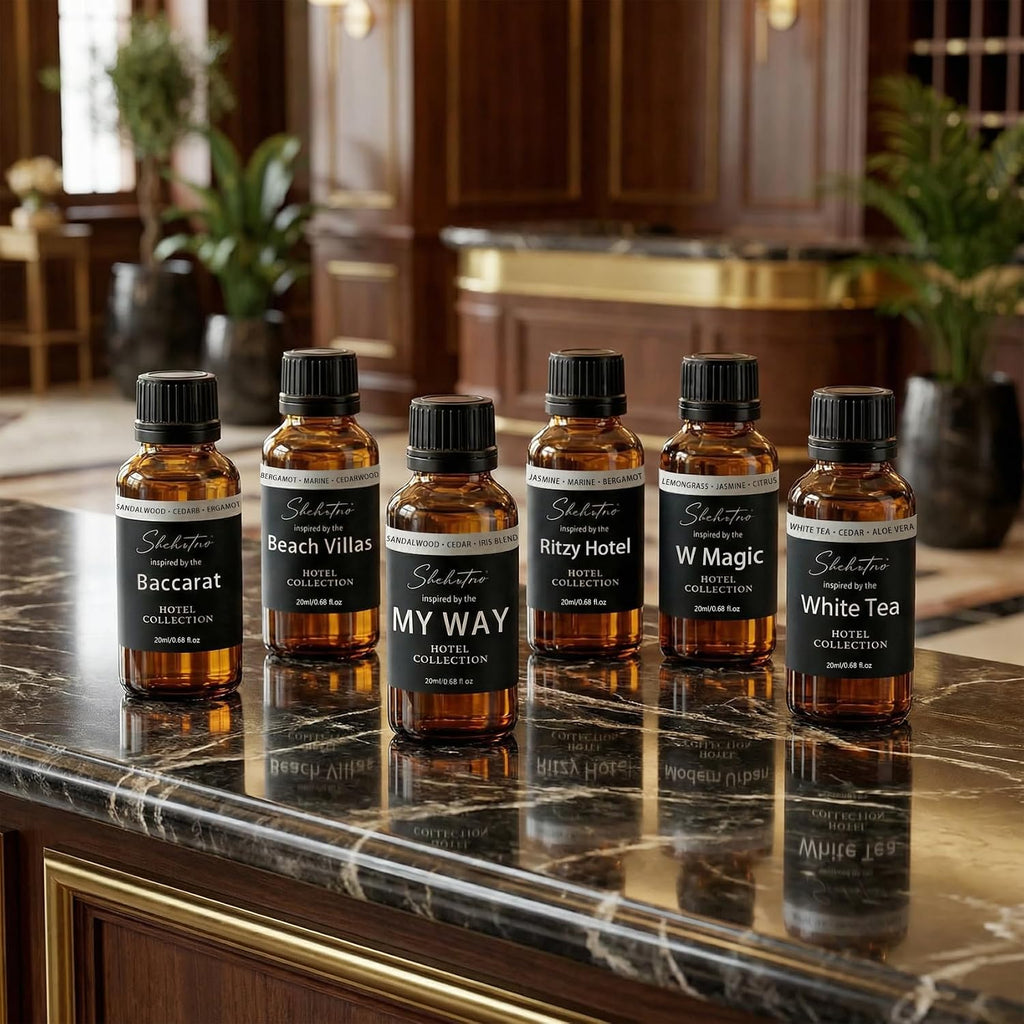 Hotel Diffuser Oil Gift Set-Luxury Hotel Inspired Fragrance Oils for Diffusers, Premium Aromatherapy Home Fragrance - Set of 2