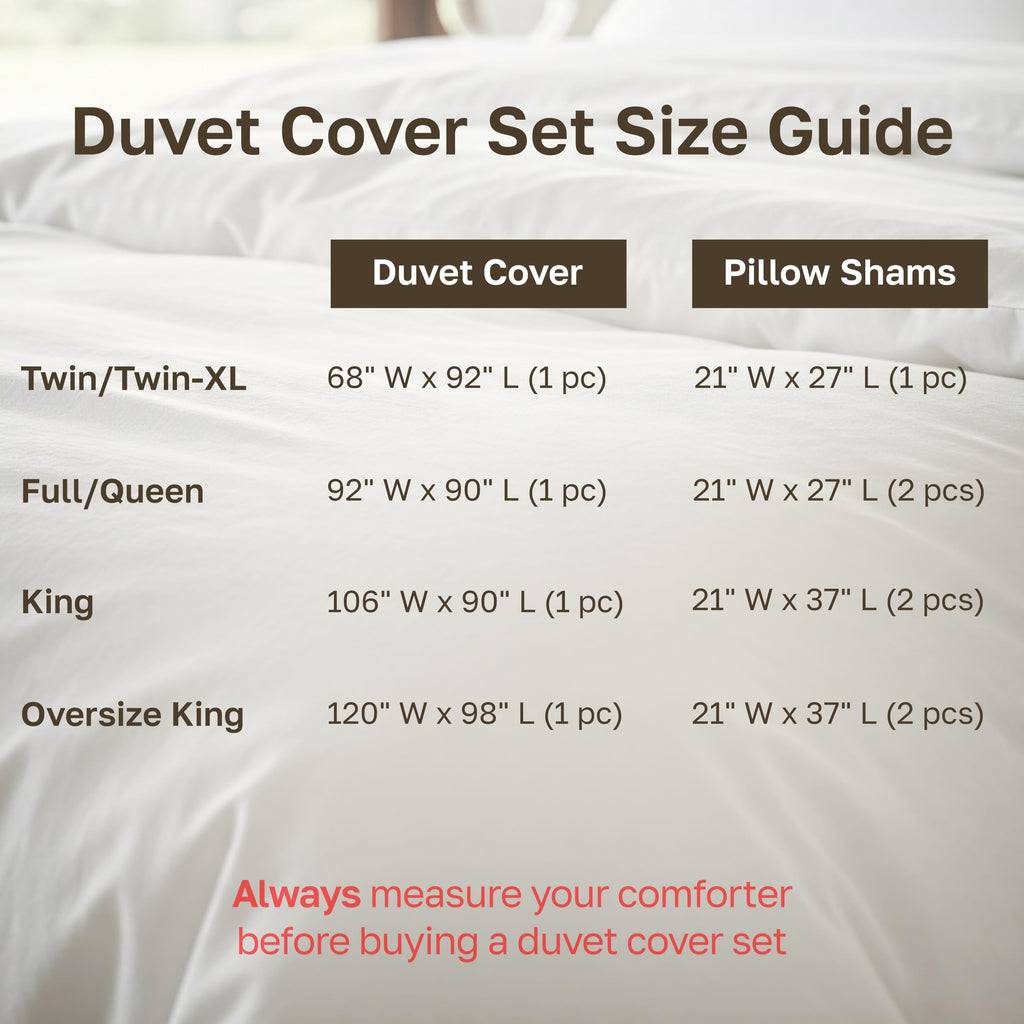 Luxury Duvet Cover Set, Striped White