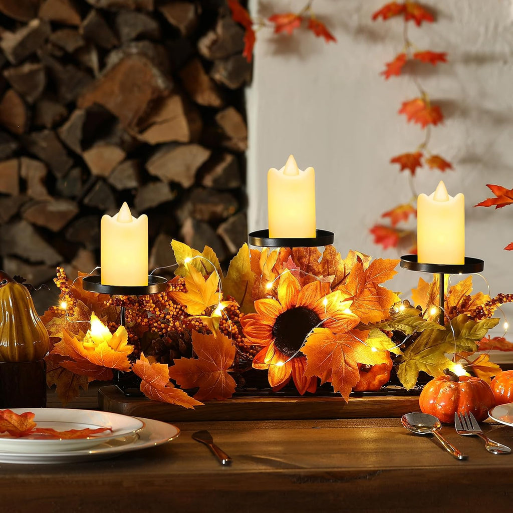 Fall Centerpiece for Table Thanksgiving Decoration Dining Decor