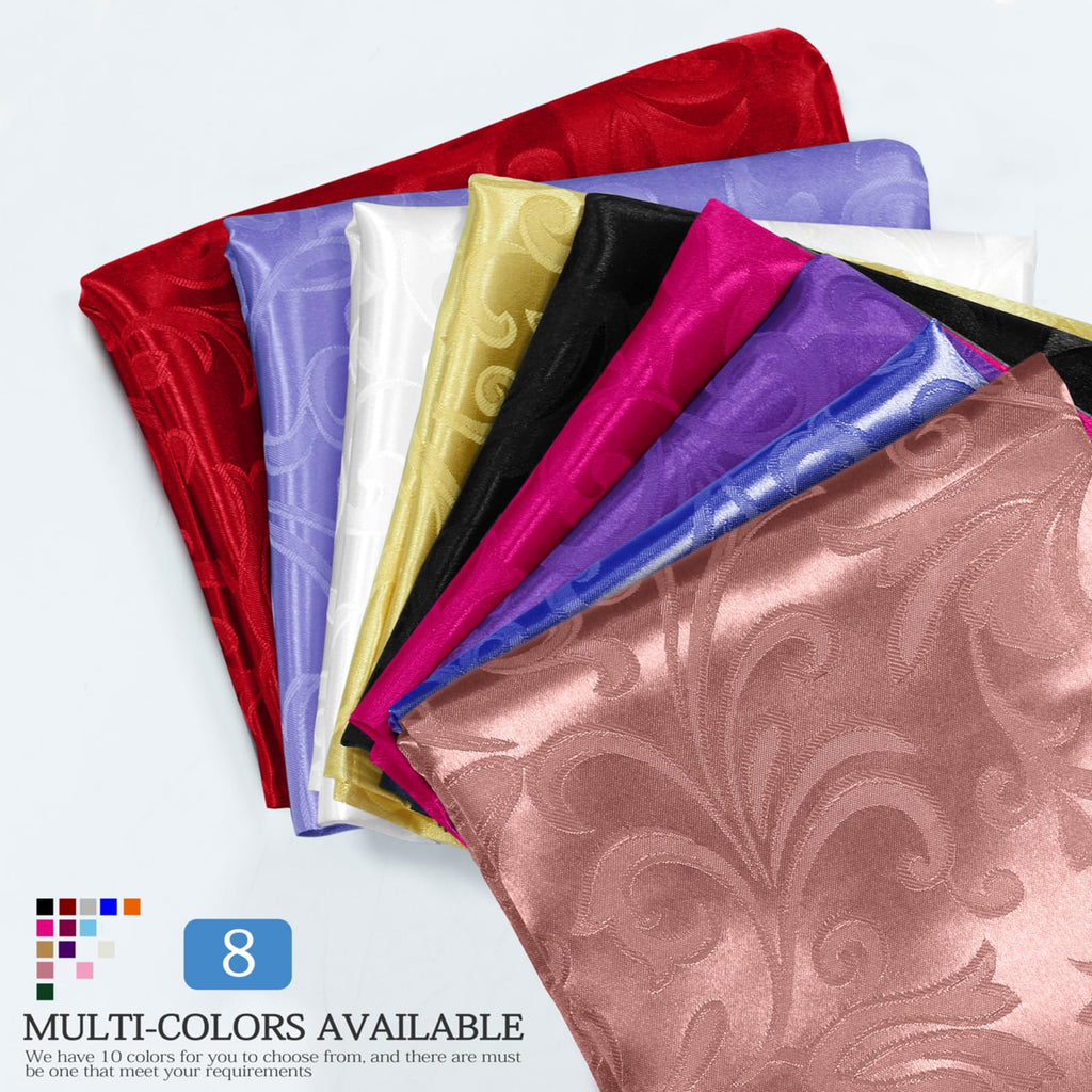 Rose Gold Jacquard Satin Fabric by The Yard, 60" Wide, 5 Yards