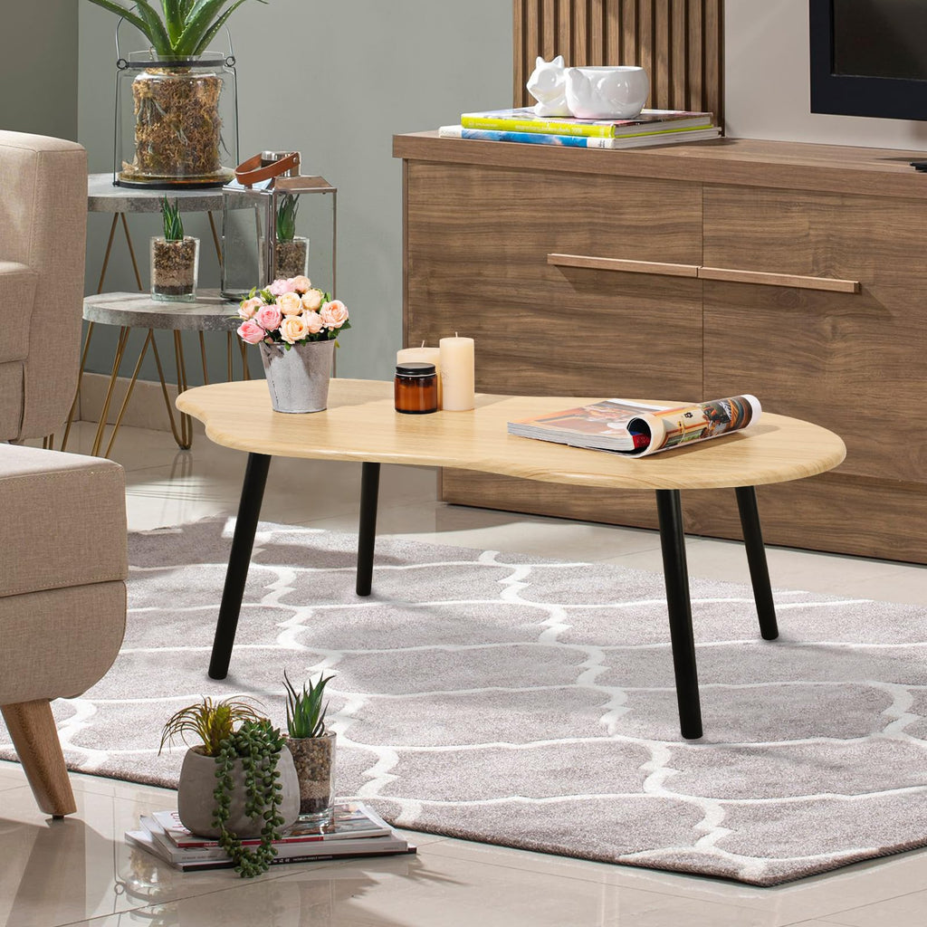 Small Coffee Table Cloud Coffee Table Modern Center Table Floor Table Walnut Irregular Coffee Tables Suitable Small