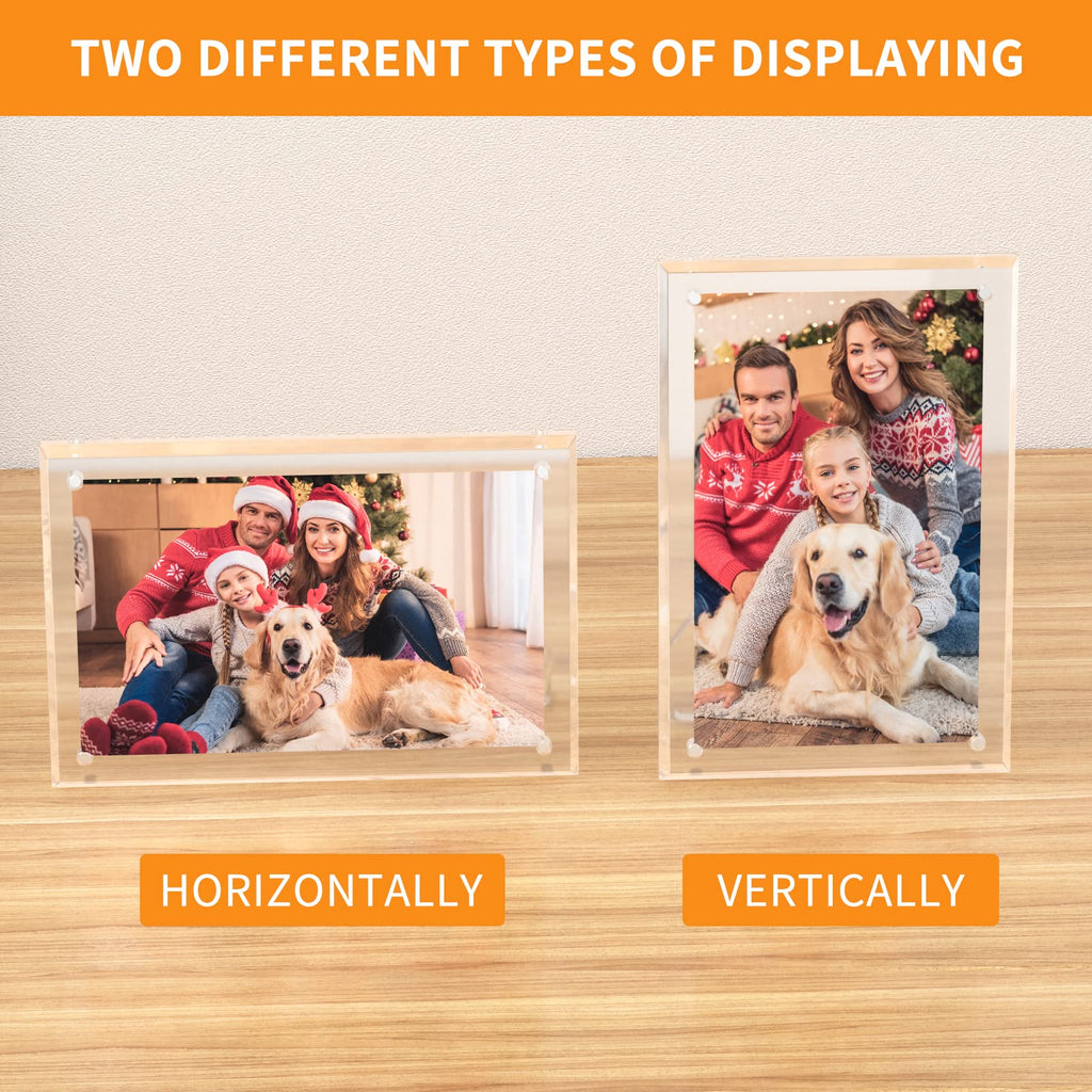 8.5 by 11 Acrylic Picture Frame Document Certificate Frames 2 Packs