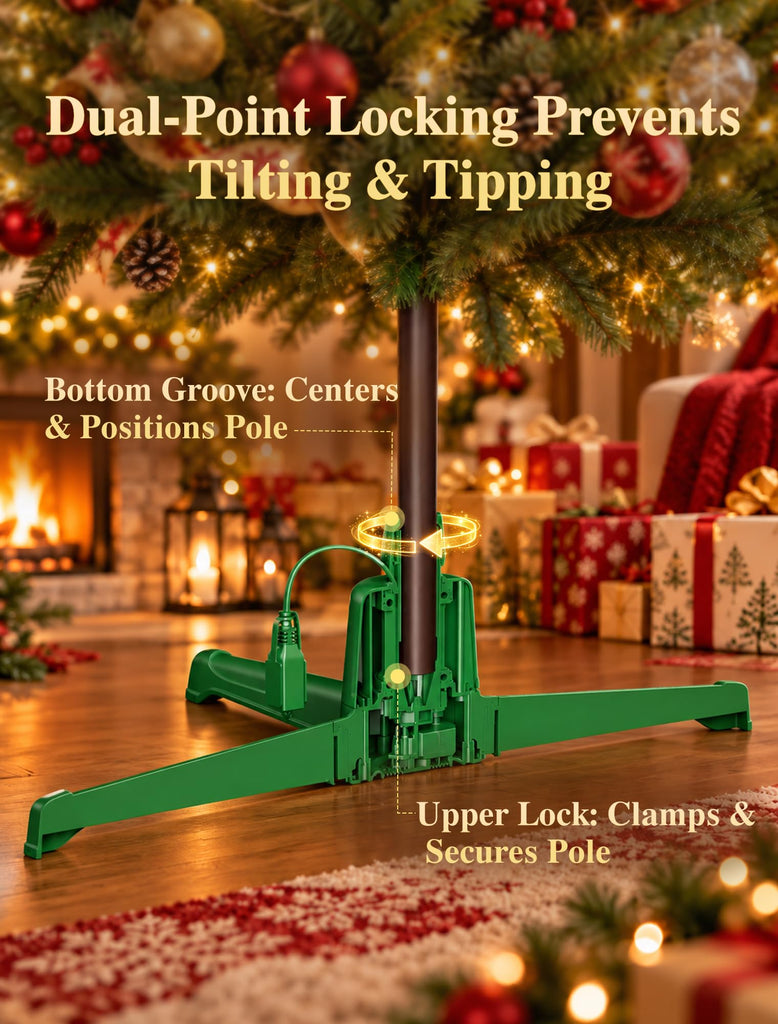 Rotating Christmas Tree Stand With Remote, Up To 9Ft, 120 Lb Trees