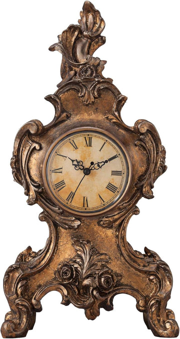 Kensington Hill Taryn Vintage Style 16 1/4" High Cottage Core Table Clock