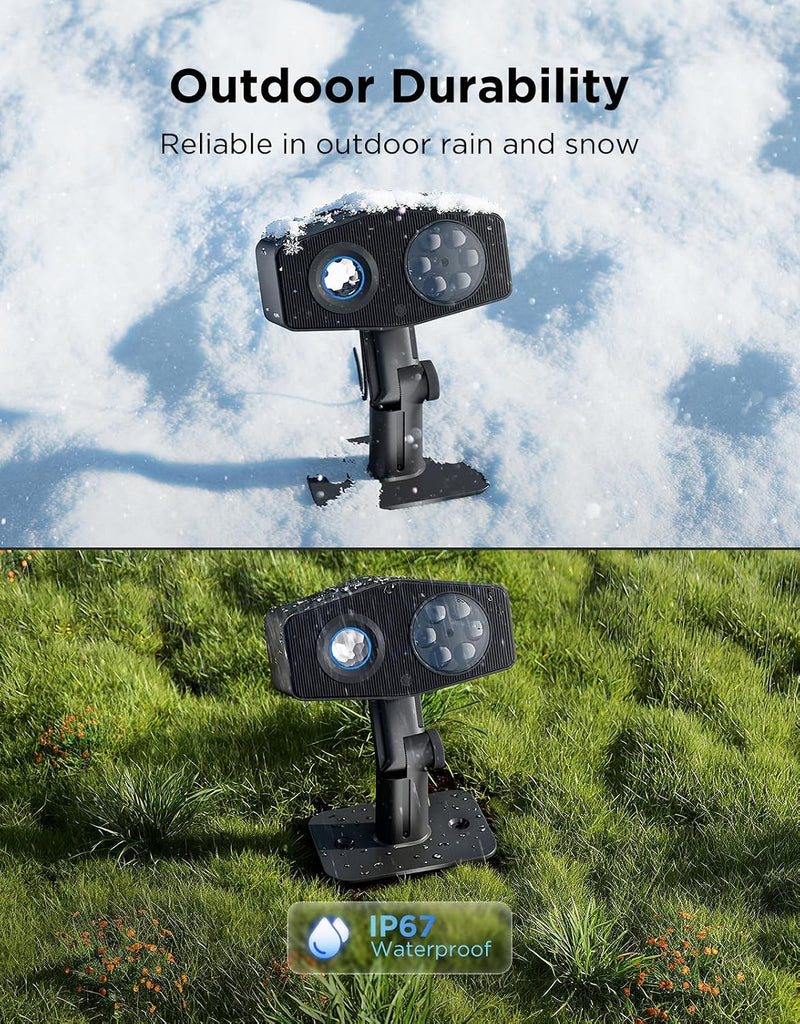 Outdoor Decoration Projector Light, LED Snowflake Projector, IP67