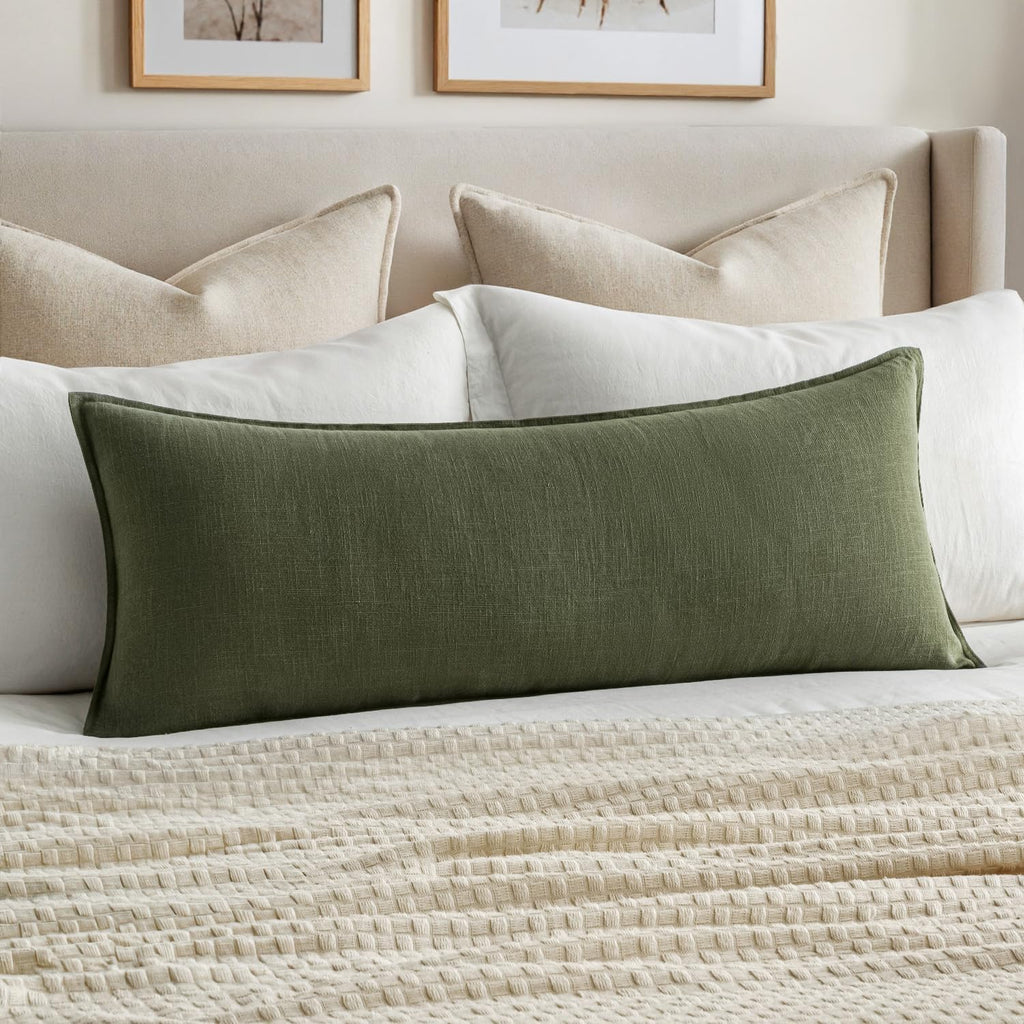 Decorative Long Lumbar Throw Pillow Cover