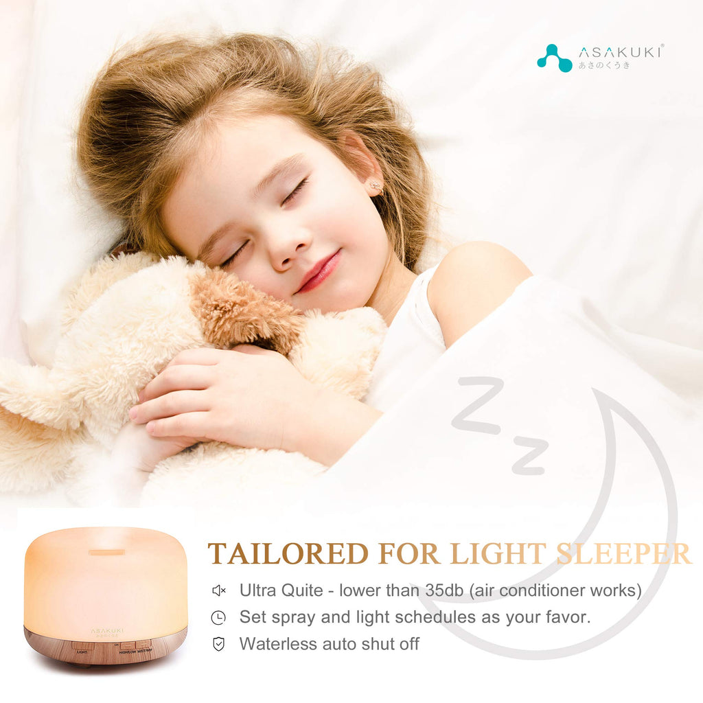 Smart Wi-Fi Essential Oil Diffuser, 500ml App Control Humidifier