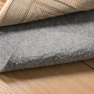 Non Slip Rug Pad 8x10 Feet Carpet Padding, Under Rug Padding Cushioned for Hardwood Floors, Thick Felt Cushion Carpet - Set of 80
