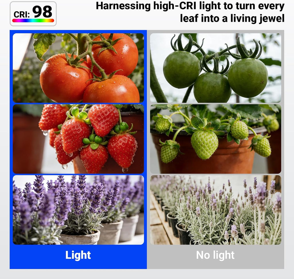 OG11A Grow Light Bulbs for Indoor Plant, 4000K 11W, White
