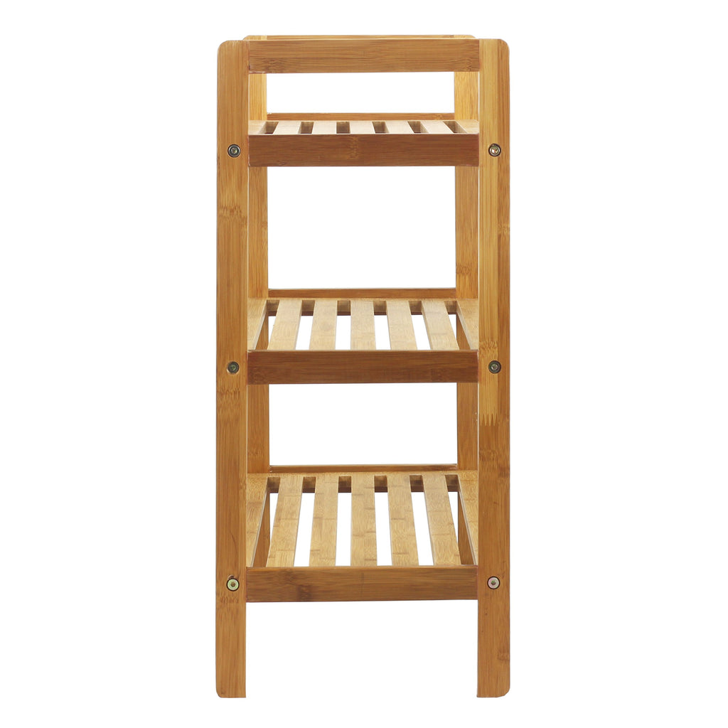 3-Tier Bamboo Shoe Rack, Natural