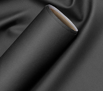 Bycast65 Black Matte Buffed Full-Grain Faux Leather (25ft x 54")