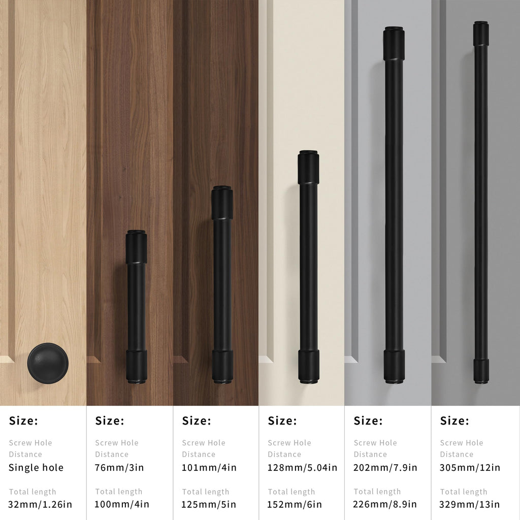 Appliance pulls 12 inch(305mm) Matte Black Cabinet Pulls Extra Long Cabinet Handles Kitchen Hardware