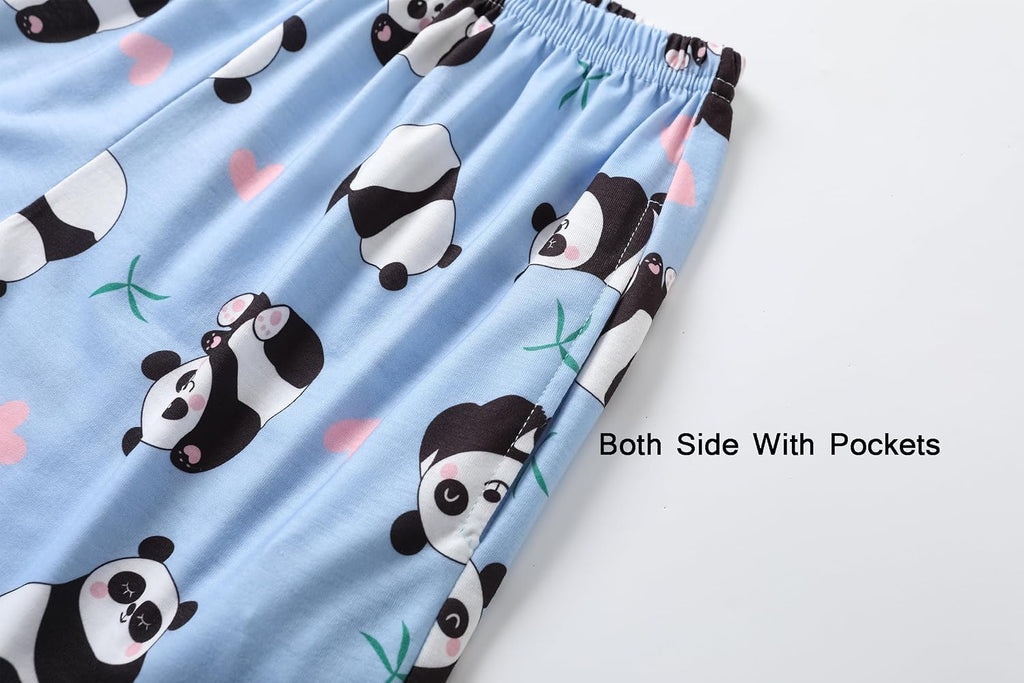 Girls Cotton Blend Pajama Sets Long Sleeve Long Pants Sleepwear PJS