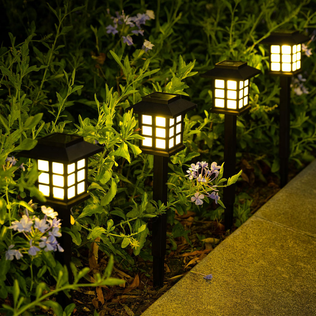 Solar Lights Outdoor Pathway Walkway Garden Solar Light Outside 16Pc