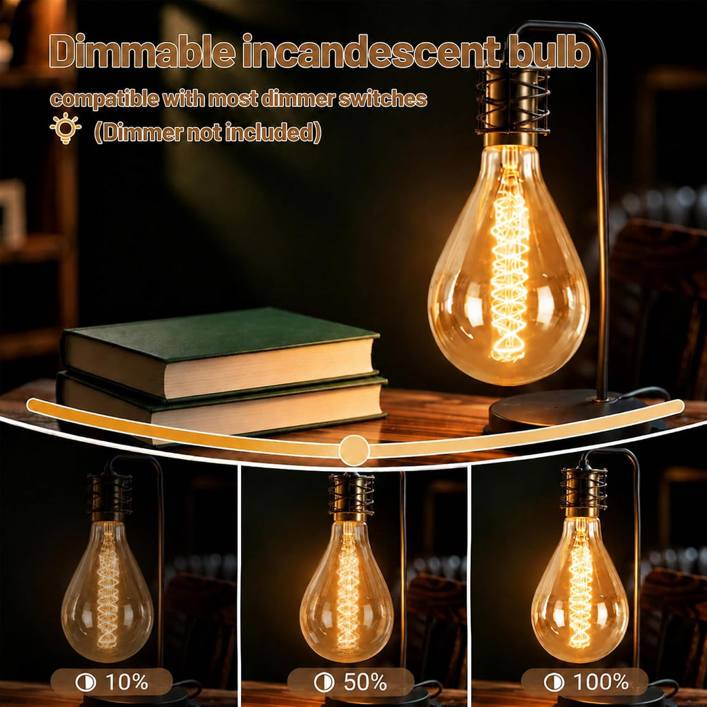 2700K PS52/PS160 Oversized Warm Edison Light Bulbs 60W