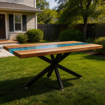 28 Inch Metal Dining Table Base, 1200 LBS Load Suitable for Glass Tops