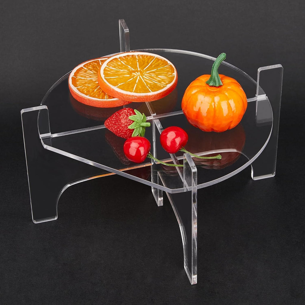 Drink Dispenser Stand Acrylic Fit Max 7.87 Inch Diameter of Water Dispenser, Glass Jar, Party, and Catering Beverage