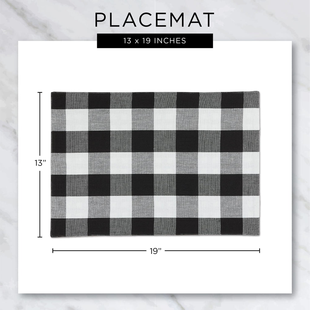 Vinyl Tabletop Collection, Placemat Set, 13x17.25, Stone, 6 Piece
