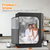 Manastin 2 Person Portable Steam Sauna for Home