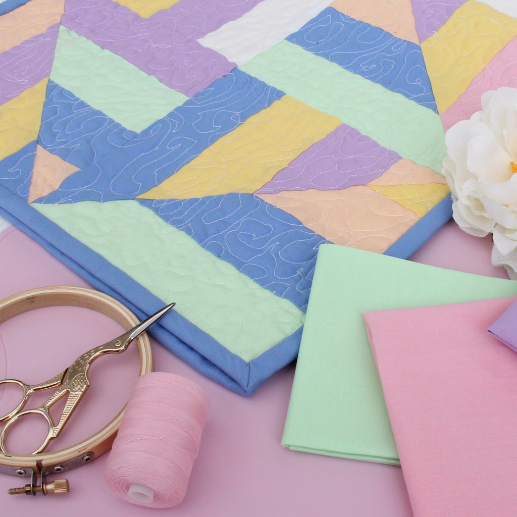 Shell Pink Cotton Quilting Fabric - 10 Yard Cut