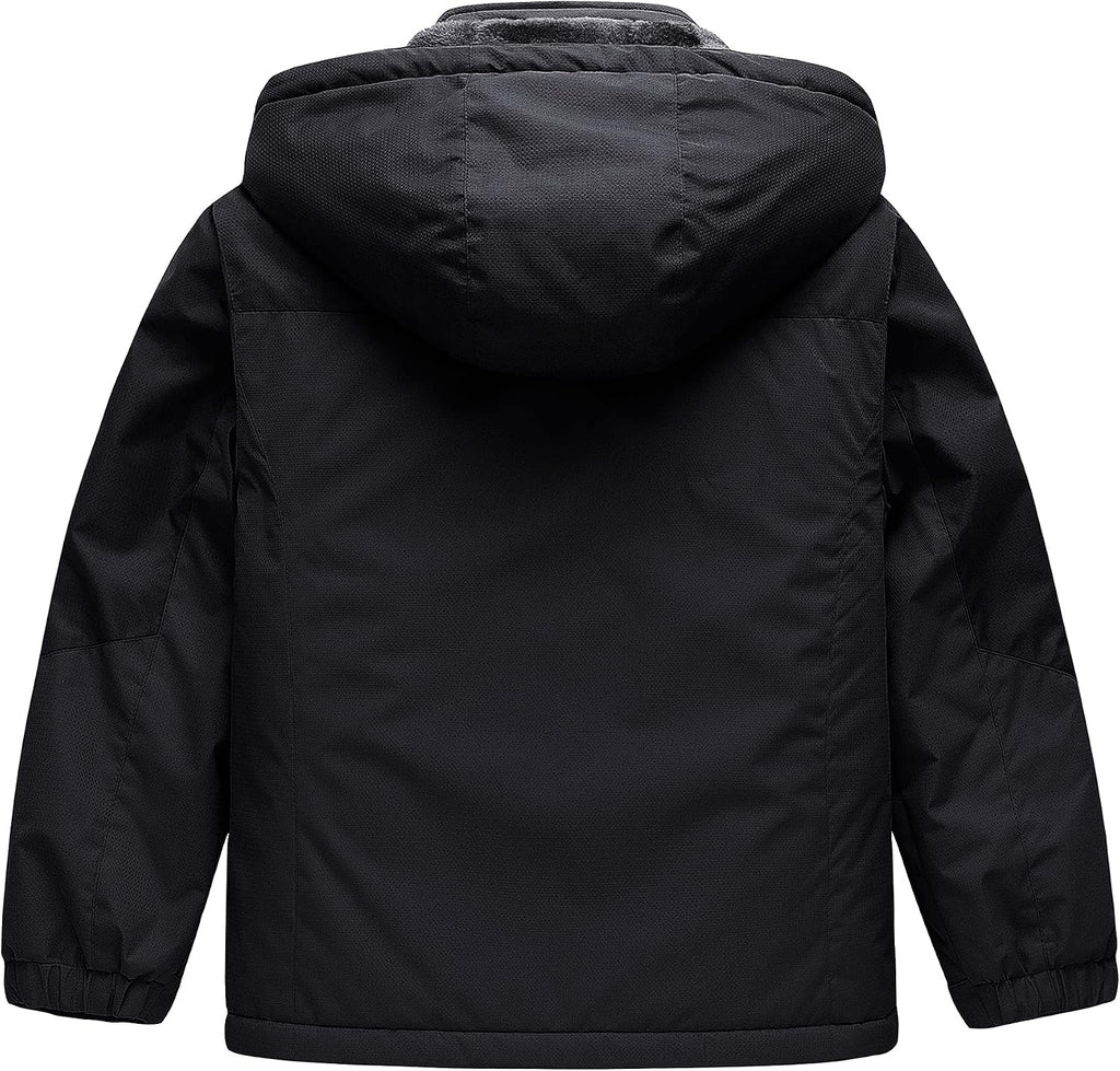 Boy's Waterproof Ski Jacket Warm Winter Snow Coat Windproof Snowboarding Rain Jacket