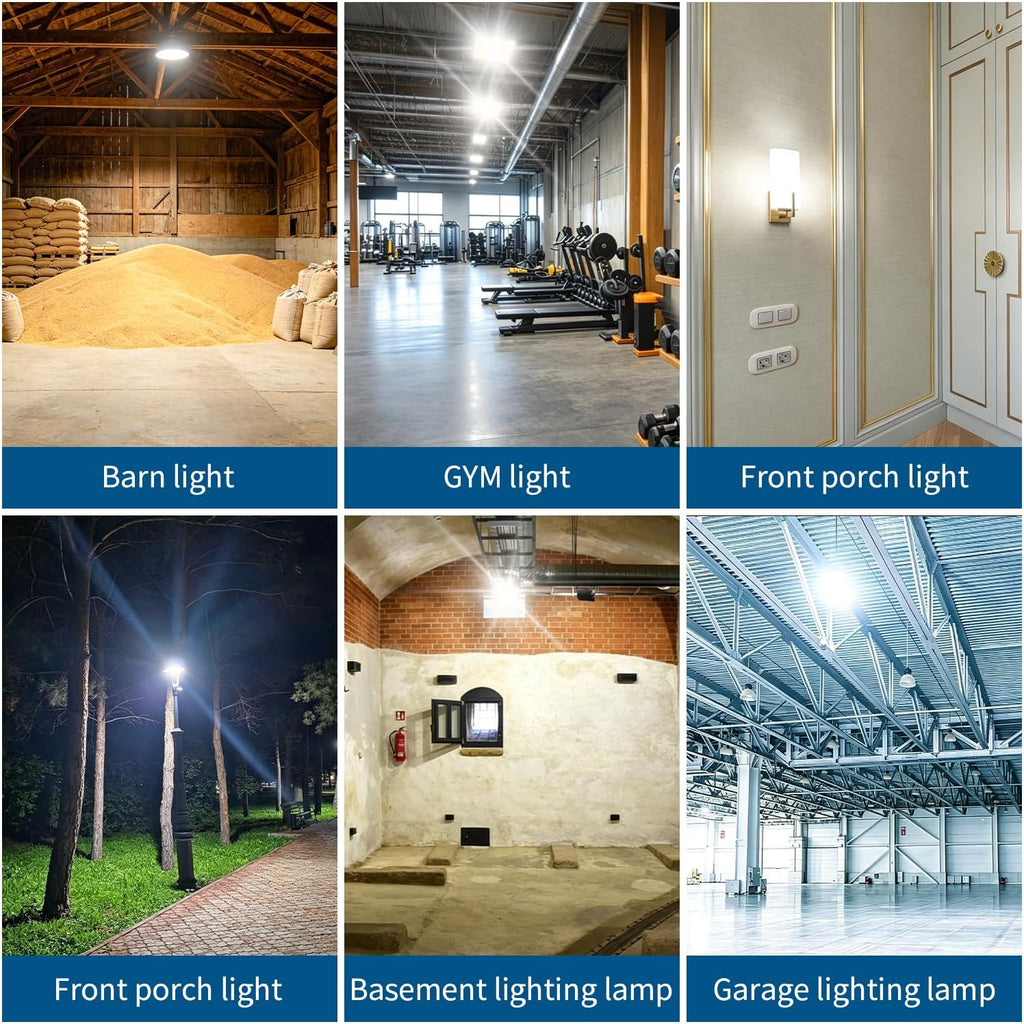 LED Corn Light Bulbs 80W 12000 Lumens 600W Incandescent Equivalent E26 Medium / E39 Mogul Base 5000K Daylight White