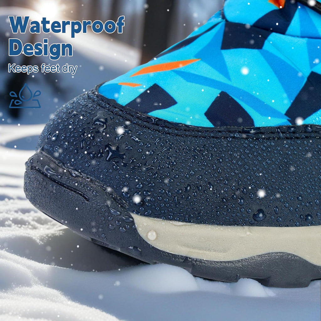 Toddler Snow Boots Boys Girls Kids Winter Waterproof Shoes
